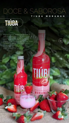 Bebida Mista Morango — Tiúba 700ml