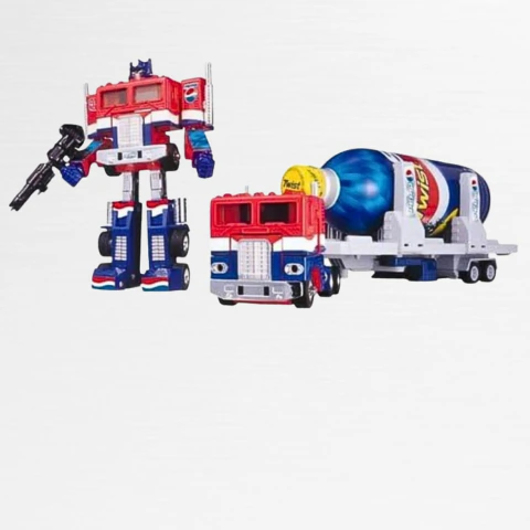 Optimus Prime, Takara Transformers Pepsi Convoy, camión nuevo.