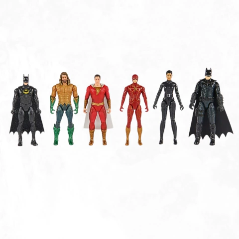 DC Comics Theatrical Multi-Pack 6 Figuras de Acción 10 cm – Edición 100 Años Warner Bros. nuevo.