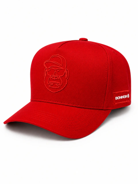 BONÉ VERMELHO TRUCKER BONN3H - PRÉ VENDA - ENVIO A PARTIR DO DIA 20/07