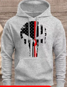 Moletom com Capuz Estampa Caveira