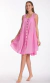 Vestido corto algodon frente bolsas accesorio botones - Rimaropadeplaya