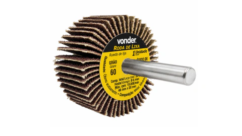 Roda de Lixa Vonder 40mmX20mm C/ Haste G60, G80, G100, G120, G220