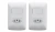 Kit com 2 Conjuntos Aria 1 Interruptor + Tomada (1 Saída) 10a 250v Branco Tramontina