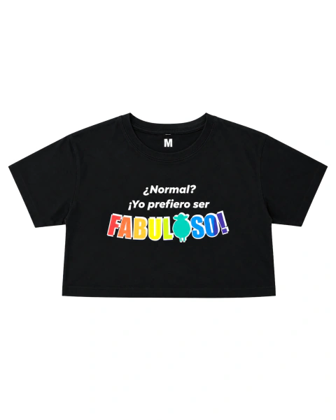 Playera corta Croc-Top Unisex Fabuloso