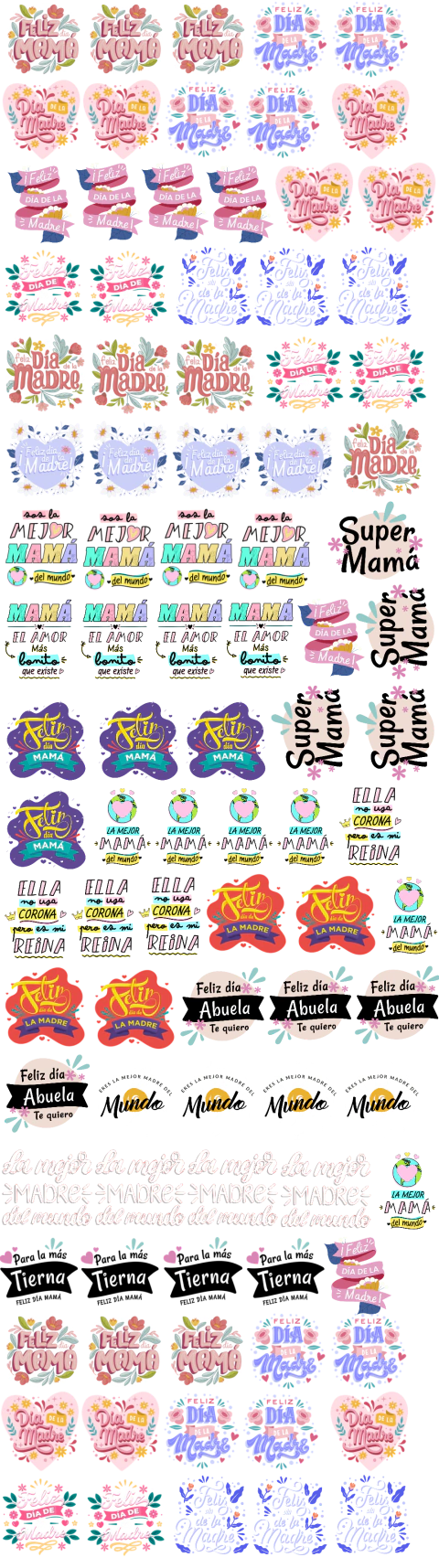 PLANTILLA 165 - DTF UV – DIA DE LA MADRE