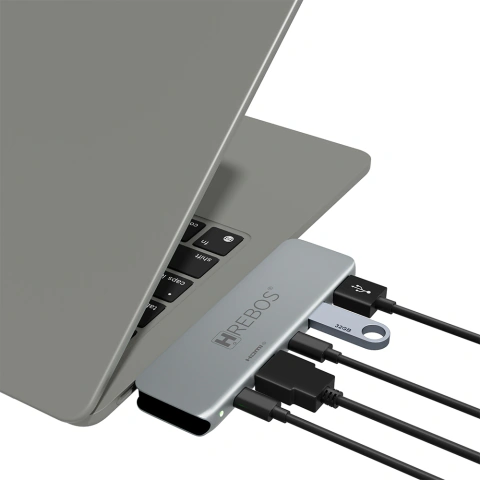 Hub 5 em 1 - Adaptador Hub - Hrebos