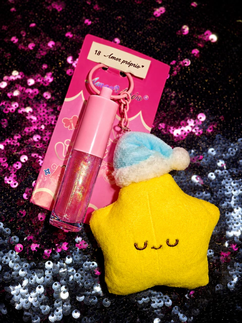 Lip Gloss Chaveiro de Estrelinha
