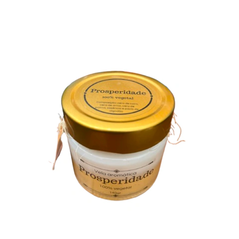 Vela Aromática Artesanal Prosperidade