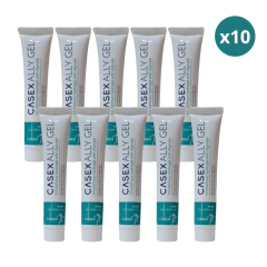 KIT 10 BISNAGAS HIDROGEL AMORFO COM ALGINATO POMADA CICATRIZANTE 25G
