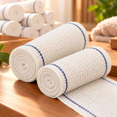 Faixa Atadura Crepom Curativo Algodão 15cm x 1,80m Kit 12 Rolos 13 Fios Anvisa Não estéril - comprar online