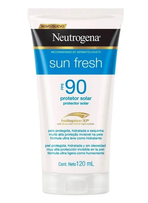 Protetor Solar Neutrogena Sun Fresh FPS90 120ml