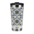 Copo Térmico Azulejo Clássico 473ml Inox com Tampa- Floral - comprar online