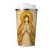Copo Térmico Café 350ml Tampa branca - Católico Dourado