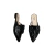 Sapato Sua Cia Mini Mule Bico Fino - Preto - comprar online