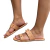 Rasteira Feminina Moleca Spikes Slide - Marrom - comprar online