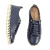 Tênis Slip On Feminino Bottero Em Couro Com Elástico - Azul - comprar online