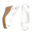 Sandália Feminina Bottero Slingback Salto Anabela Cortiça - Branco - comprar online