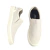 Tênis masculino estilo slip-on da marca Aramis na cor bege/off-white, confeccionado em cabedal têxtil de lona resistente com acabamento clean e sofisticado.