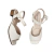 Sandália Modare Salto Baixo - Creme - comprar online