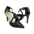 Scarpin feminino da marca Bebecê na cor preta, confeccionado em material sintético de alta qualidade com acabamento levemente acetinado e bico fino elegante.