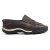 Mocassim Masculino Couro Trançado Onda Surf - Café