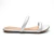 Chinelo Feminino Rasteira Beira Rio Com 2 Tiras - Prata