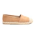 Sapatilha Moleca Slip Em Camurça Corda - Camel