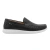 Mocassim masculino casual da marca Anatomic Gel na cor preta, confeccionado em couro legítimo macio com costuras aparentes em tom contraste na biqueira e nas laterais.