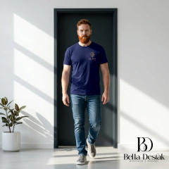 Camisa Unissex Azul Marinho El Roi Imóveis – Edição Corporativa Premium