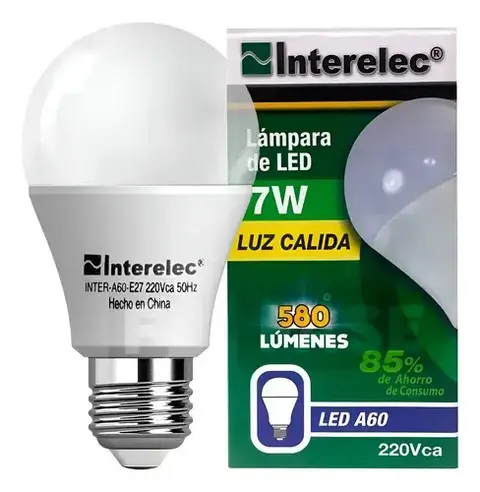 Lámpara LED Interelec 7 W