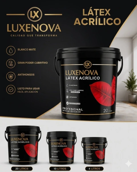 Látex Acrílico Luxenova