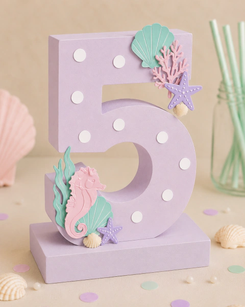 NÚMERO 3D SIRENAS