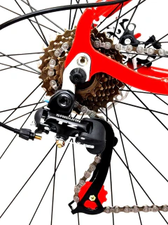 Bicicleta GTI Roma Aro 29 Quadro 17 Alumínio preto/vermelho 21V . na internet