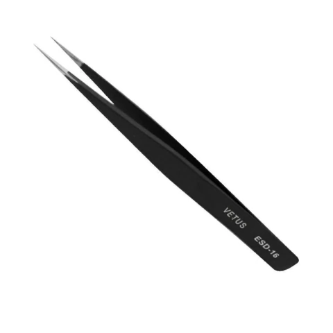 Pinza Brusela Vetus Metálica Esd Antiestática - comprar online