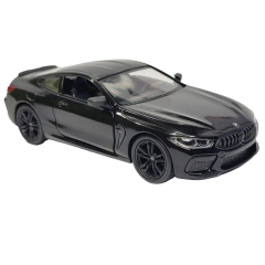 Miniatura Carrinho de Ferro BMW M8 Coupé Esportivo Coleção