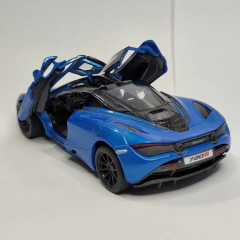 Miniatura Carrinho de Ferro Mclaren 720s Esportivo Coleção - Mestre Colecionador