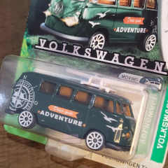 Miniatura Carro Ferro Fusca Kombi Vw Majorette 1:64 Brasil