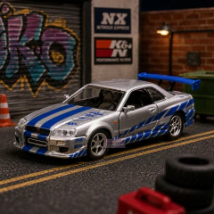 Kit Miniatura Lancer E Skyline Velozes e Furiosos 1/32 na internet