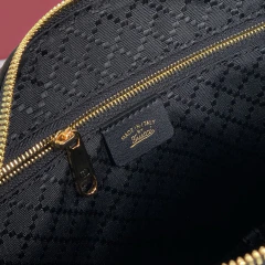 Gucci Borsetto Medium Boston em couro preto - comprar online