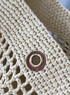 Bolsa YSL Icare Maxi em Ráfia na internet