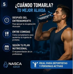 Proteína Whey Nasca 2 lb | 24 g de Proteína | BCAA | L-Glutamina | Probióticos