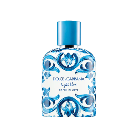 Perfume dolce & gabbana light blue capri in love masculino eau de parfum