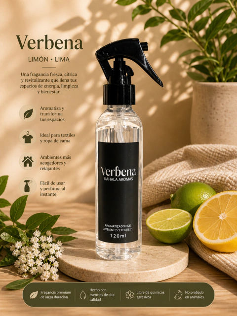 Aromatizador de Ambientes y Textiles 120ml - Verbena