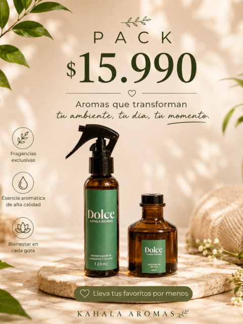 Pack Ambientación Kahala – Aromatizador y Difusor