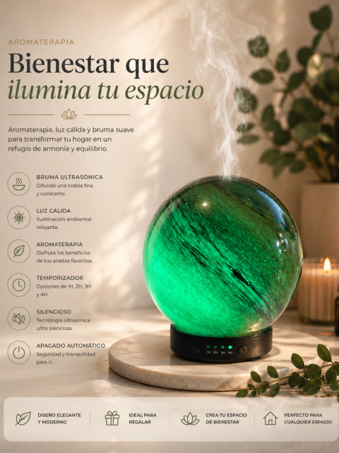 Humificador Ultrasónico - Bienestar que Ilumina tu Espacio