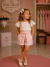 Conjunto em Tricoline Canelado com Strass – Milli e Nina