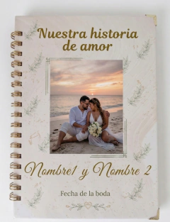 Álbum de Fotos Boda Personalizado Hojas Adhesivas - Tienda de Pixel al Papel