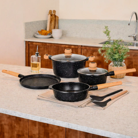 BATERÍA DE COCINA 8 PIEZAS