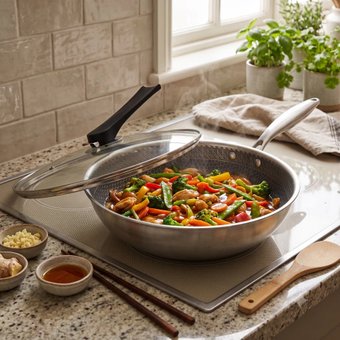 WOK CON TAPA